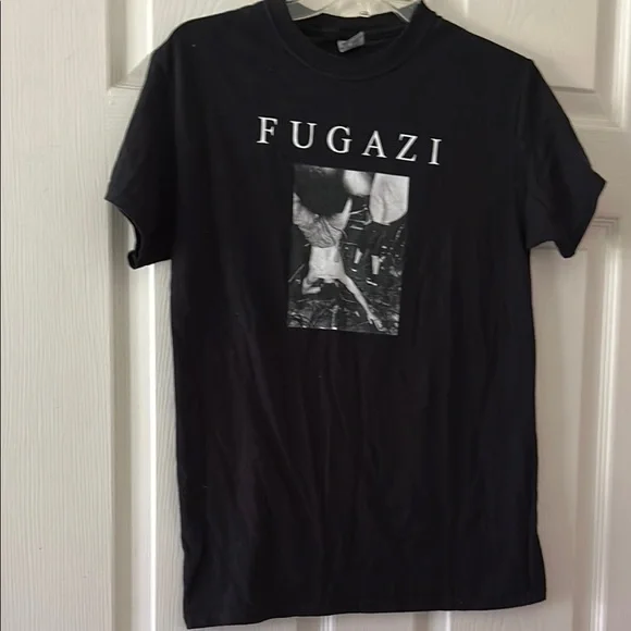 Fugazi Band Shirt. Gildan Black Short Sleeve Tee - Picture 1 of 3